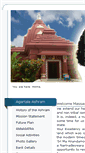 Mobile Screenshot of anandamayeesanghaagartala.org